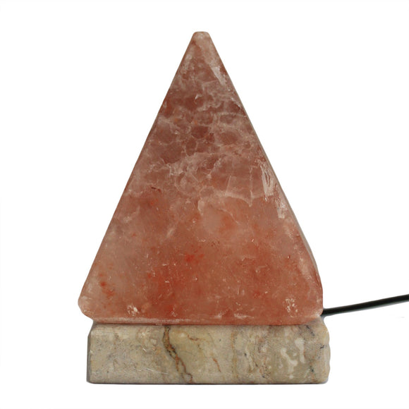 Quality USB Pyramid Salt Lamp (single) - 9 cm