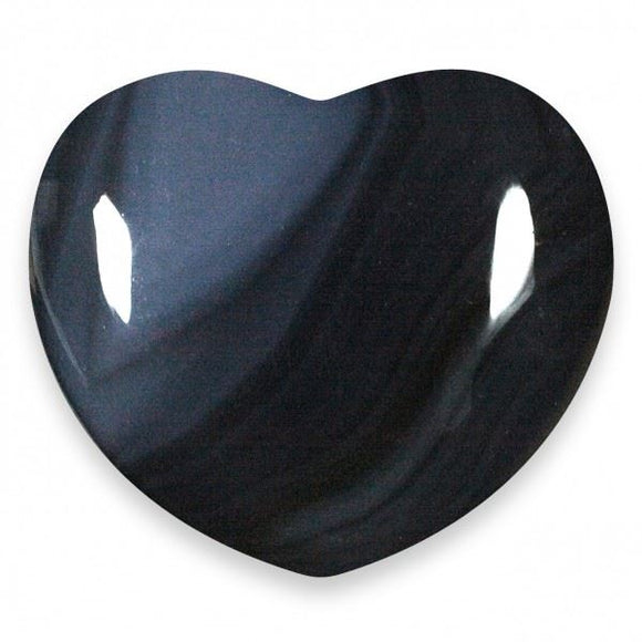 Agate Gemstone Heart Large