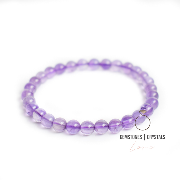 Amethyst Bracelet 6mm