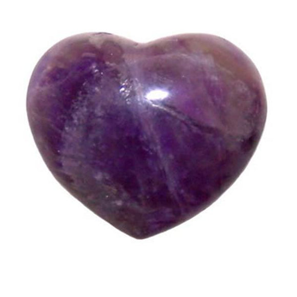 Amethyst Gemstone Heart Small