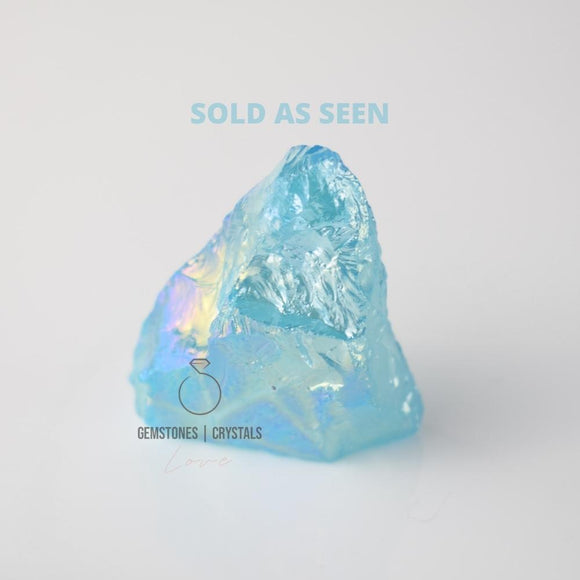 Aqua Aura Blue Quartz Rough 5