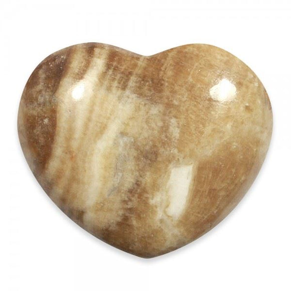 Aragonite Gemstone Heart Large