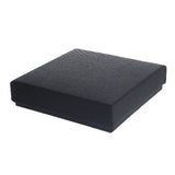 Black Gift Box with Foam Insert Flat Square