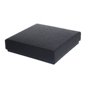 Black Gift Box with Foam Insert Flat Square