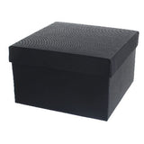 Black Gift Box with Foam Insert Large Square
