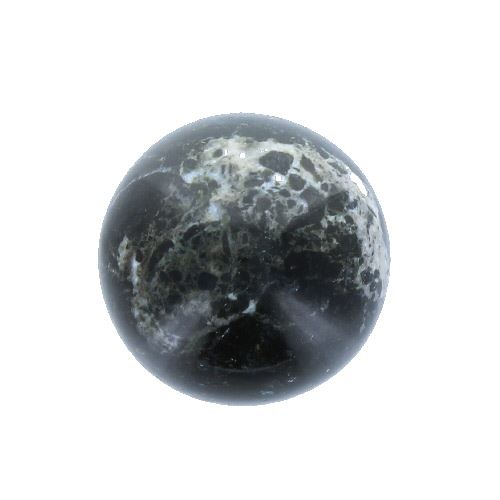 Black Marble Sphere