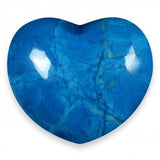 Blue Howlite Gemstone Heart Large