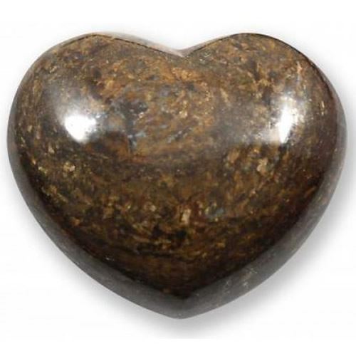 Bronzite Gemstone Heart Large