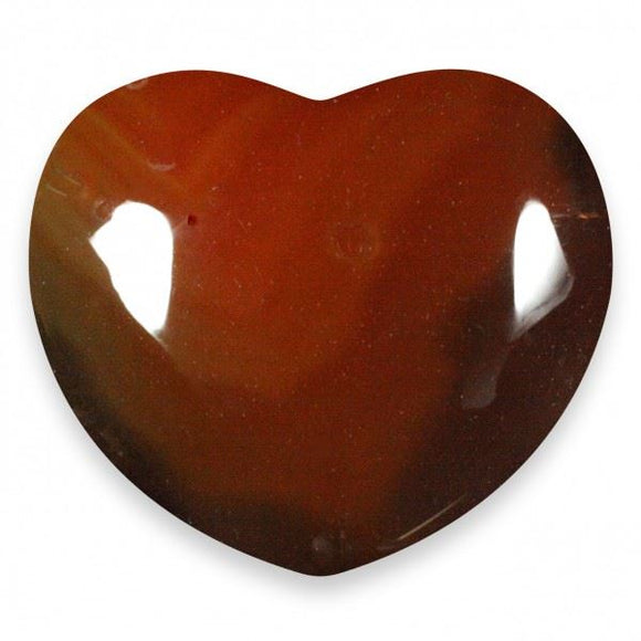 Carnelian Gemstone Heart Large