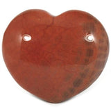 Fire Agate Heart Large