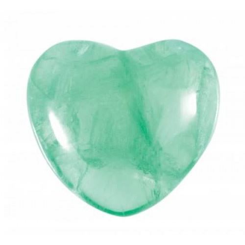 Fluorite Gemstone Heart Small