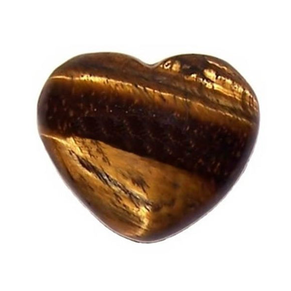 Gold Tiger's Eye Gemstone Heart Small