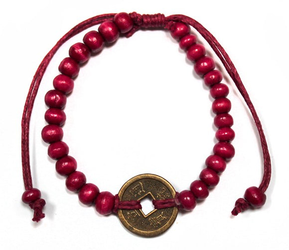 Good Luck Feng-Shui Bracelet - Red