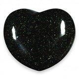 Green Goldstone Gemstone Heart Large