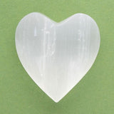 Selenite Gemstone Heart Large