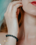 Volcanic Stone Small Bead Bracelet