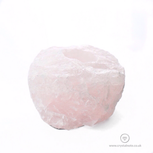 Rose Quartz T Light Holder