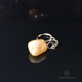 Citrine Tumblestone Keyring