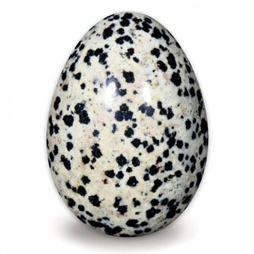 Jasper Dalmatian Gemstone Egg