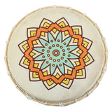 Large Patterned Shamanic Drum