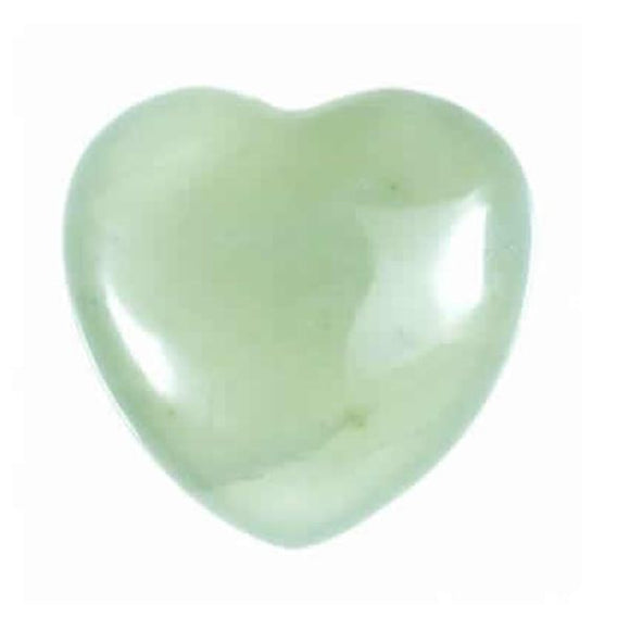 New Jade Gemstone Heart Small