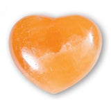 Orange Calcite Gemstone Heart Large