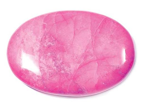 Pink Howlite Palmstone