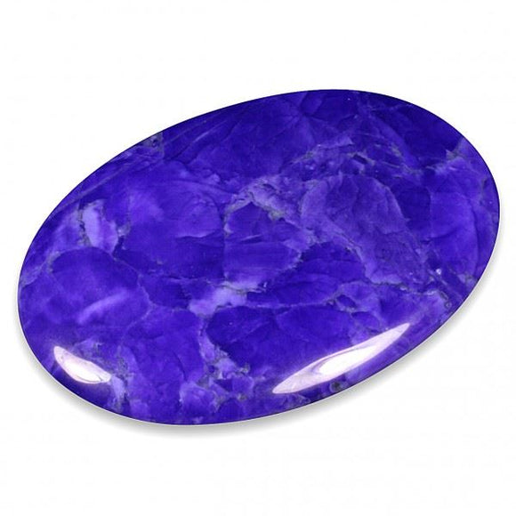 Purple Howlite Palmstone