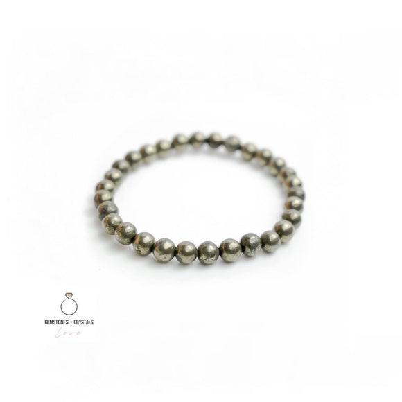Pyrite Bracelet 6mm