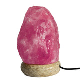 Quality USB Natural Salt Lamp- 11.5cm Random Colours