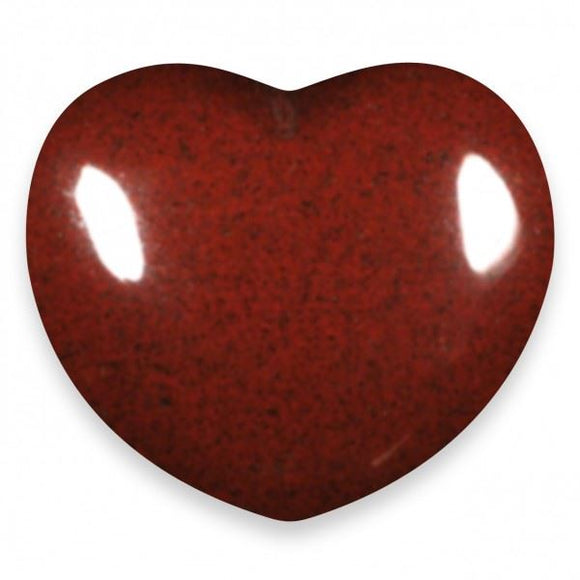 Red Jasper Gemstone Heart Large