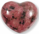 Rhodonite Gemstone Heart Large