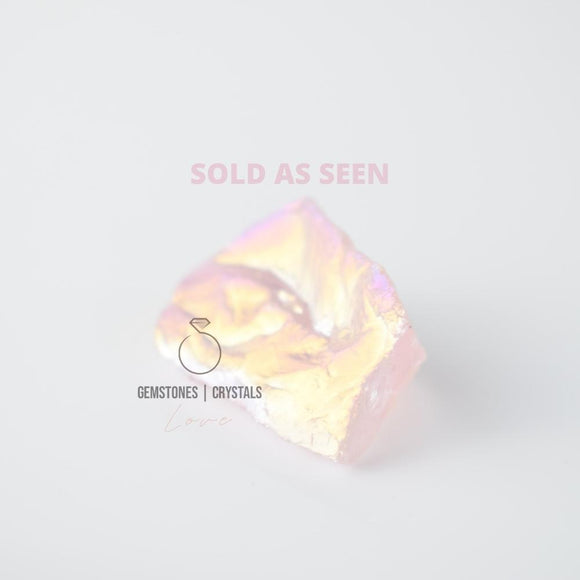 Rose Quartz Aura Rough 1