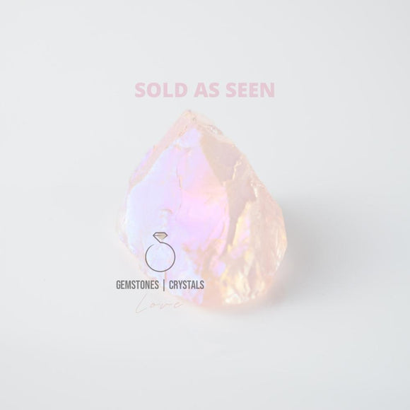 Rose Quartz Aura Rough 3