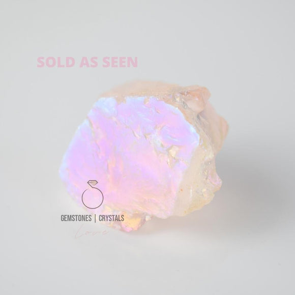 Rose Quartz Aura Rough 4