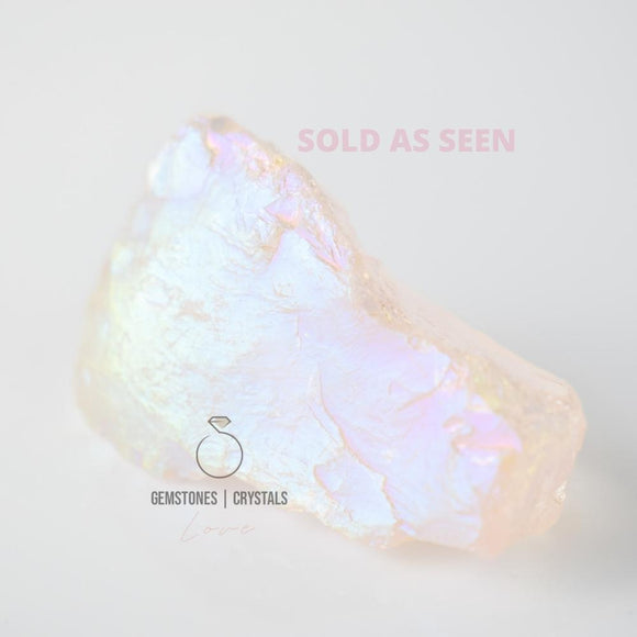 Rose Quartz Aura Rough 6