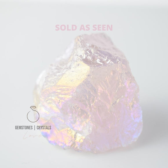 Rose Quartz Aura Rough 7