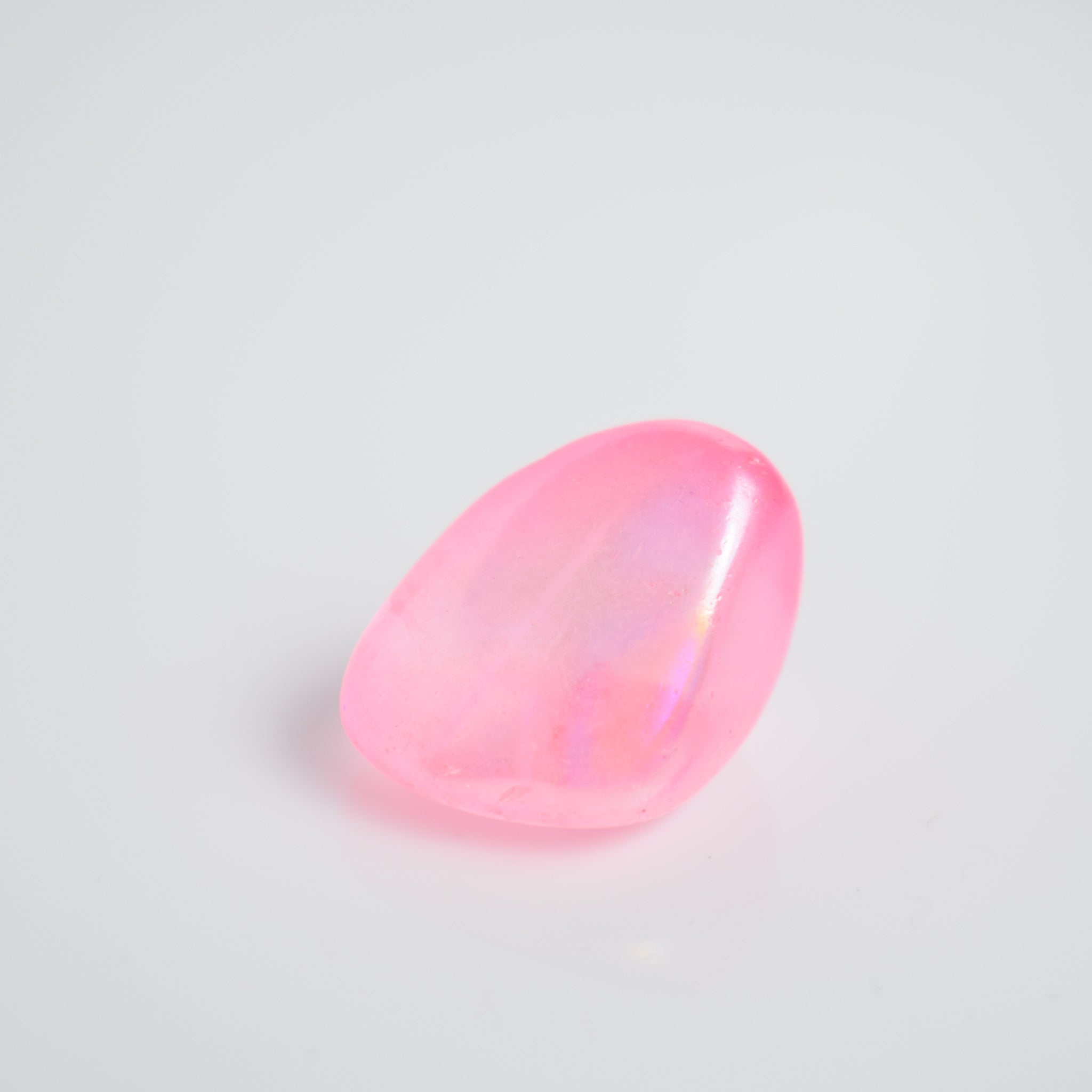 Rose Quartz Aura Tumblestone 2