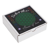 Selenite Shri Yantra Crystal Charging Plate