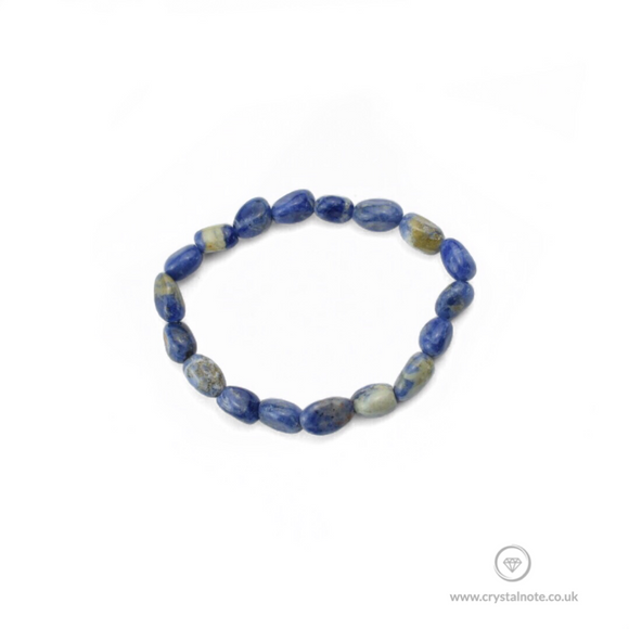 Sodalite Tumblestone Bracelet Crystal Note