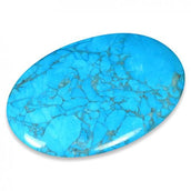 Turquoise Howlite Palmstone