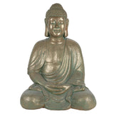 Verdigris Effect 69cm Garden Buddha