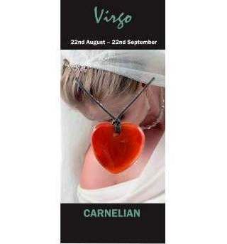 Virgo Natural Jewellery Heart Necklace