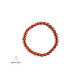 Red Jasper Small Bead Gemstone Bracelet