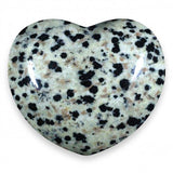 Dalmatian Jasper Gemstone Heart Large